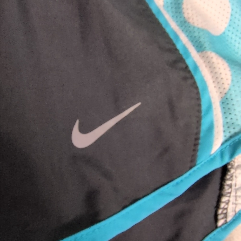 Nike Dri-FIT Women's Athletic Polka Dot Short Black Blue White‎